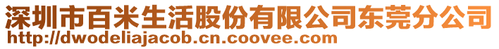 深圳市百米生活股份有限公司東莞分公司