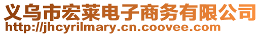 義烏市宏萊電子商務(wù)有限公司