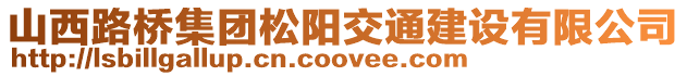 山西路橋集團松陽交通建設有限公司