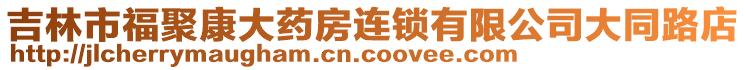 吉林市福聚康大藥房連鎖有限公司大同路店