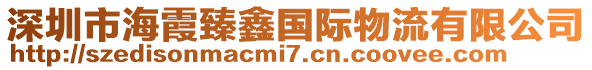 深圳市海霞臻鑫国际物流有限公司