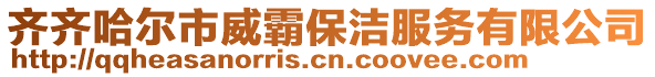 齊齊哈爾市威霸保潔服務有限公司