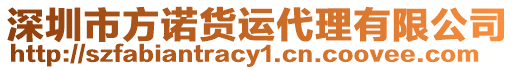 深圳市方諾貨運(yùn)代理有限公司