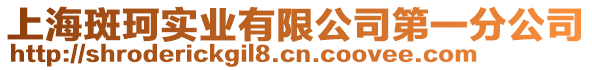 上海斑珂實(shí)業(yè)有限公司第一分公司