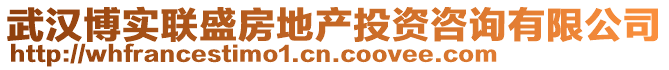 武漢博實聯(lián)盛房地產(chǎn)投資咨詢有限公司