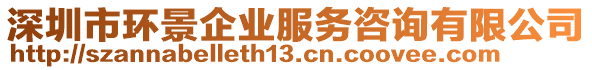 深圳市環(huán)景企業(yè)服務(wù)咨詢有限公司