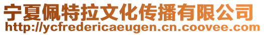 寧夏佩特拉文化傳播有限公司