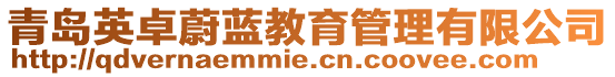 青島英卓蔚藍教育管理有限公司