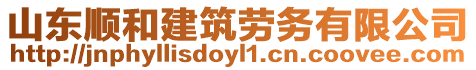 山東順和建筑勞務有限公司
