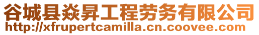 谷城縣焱昇工程勞務有限公司