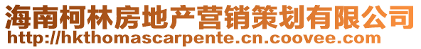 海南柯林房地產營銷策劃有限公司