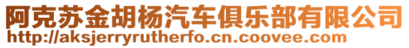 阿克蘇金胡楊汽車俱樂(lè)部有限公司