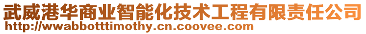 武威港華商業(yè)智能化技術(shù)工程有限責(zé)任公司