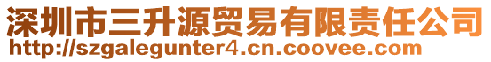 深圳市三升源貿(mào)易有限責(zé)任公司