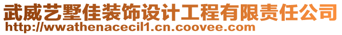 武威藝墅佳裝飾設(shè)計(jì)工程有限責(zé)任公司