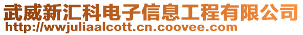 武威新匯科電子信息工程有限公司