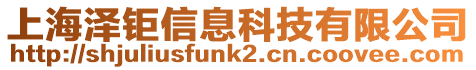 上海澤鉅信息科技有限公司