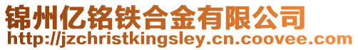 錦州億銘鐵合金有限公司