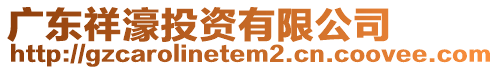 廣東祥濠投資有限公司