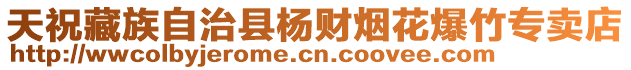 天祝藏族自治縣楊財(cái)煙花爆竹專賣店