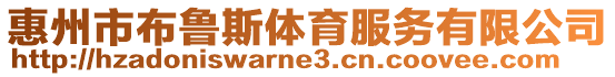 惠州市布魯斯體育服務有限公司