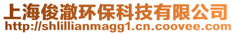 上海俊澈環(huán)保科技有限公司