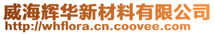 威海輝華新材料有限公司