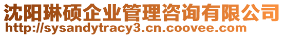 沈陽琳碩企業(yè)管理咨詢有限公司