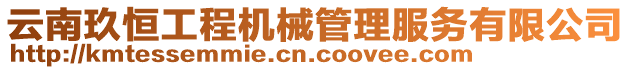 云南玖恒工程機械管理服務有限公司