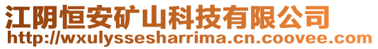 江陰恒安礦山科技有限公司