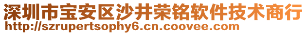 深圳市寶安區(qū)沙井榮銘軟件技術(shù)商行
