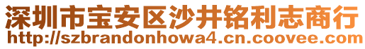 深圳市寶安區沙井銘利志商行