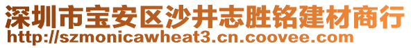 深圳市寶安區沙井志勝銘建材商行