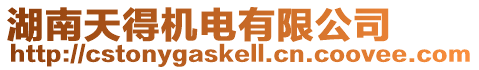 湖南天得機電有限公司