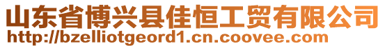 山東省博興縣佳恒工貿(mào)有限公司