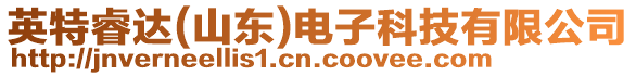 英特睿達(山東)電子科技有限公司