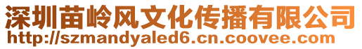 深圳苗嶺風文化傳播有限公司