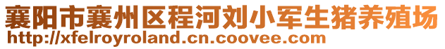 襄陽市襄州區(qū)程河劉小軍生豬養(yǎng)殖場