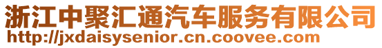 浙江中聚匯通汽車服務(wù)有限公司