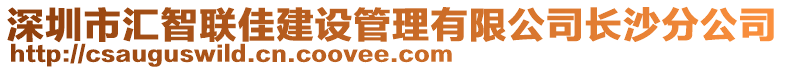 深圳市匯智聯(lián)佳建設管理有限公司長沙分公司