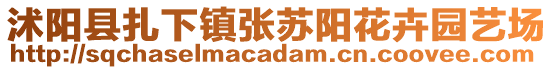 沭陽縣扎下鎮(zhèn)張?zhí)K陽花卉園藝場