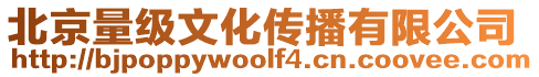 北京量級文化傳播有限公司