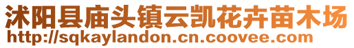 沭陽縣廟頭鎮(zhèn)云凱花卉苗木場