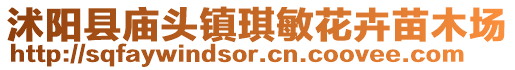 沭陽(yáng)縣廟頭鎮(zhèn)琪敏花卉苗木場(chǎng)