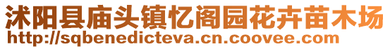 沭陽縣廟頭鎮憶閣園花卉苗木場