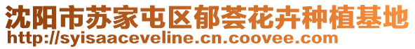 沈陽市蘇家屯區(qū)郁薈花卉種植基地