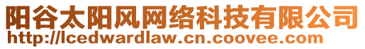 陽谷太陽風網(wǎng)絡科技有限公司