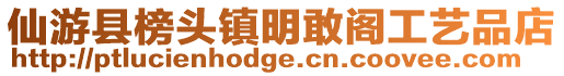 仙游縣榜頭鎮明敢閣工藝品店