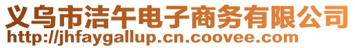 義烏市潔午電子商務(wù)有限公司