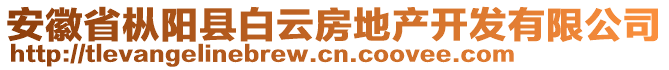 安徽省樅陽縣白云房地產開發有限公司